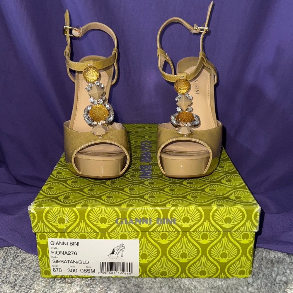 Gold heels